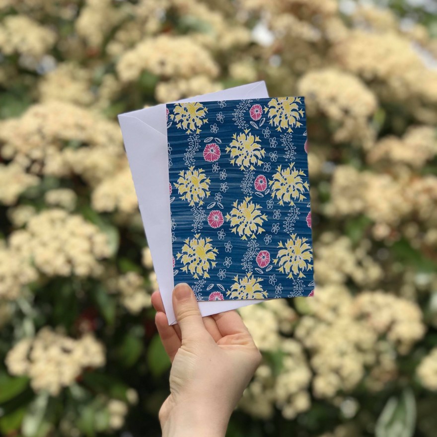 Meadowside Note Card, Becky Lees