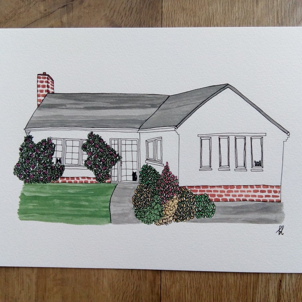 House Portrait ft. cats, Becky Lees