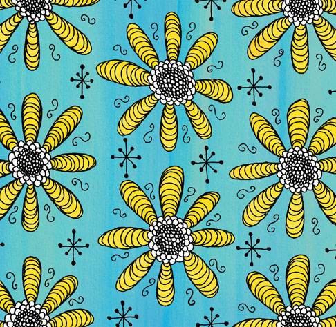 Sycamore Petals Pattern, Becky Lees