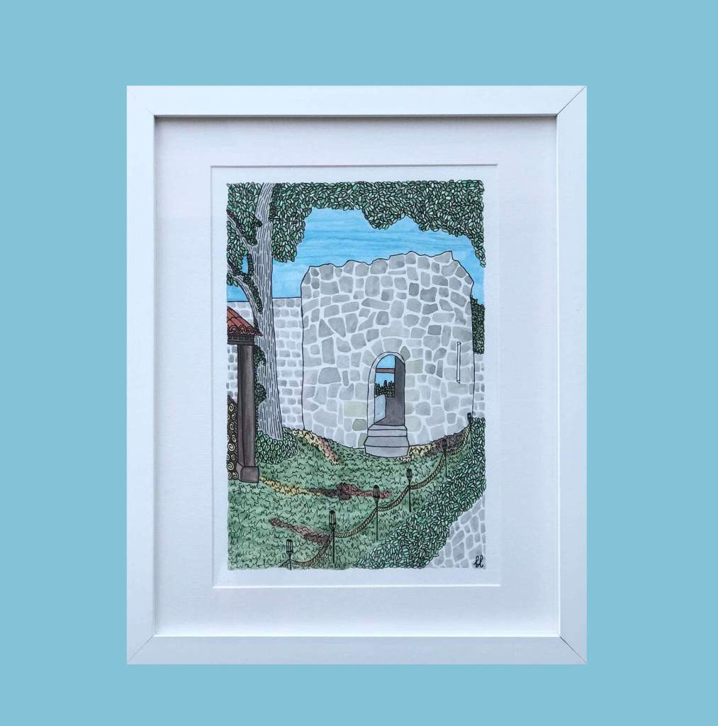 Portrait of a Holiday Location, Bespoke Commission by Becky Lees