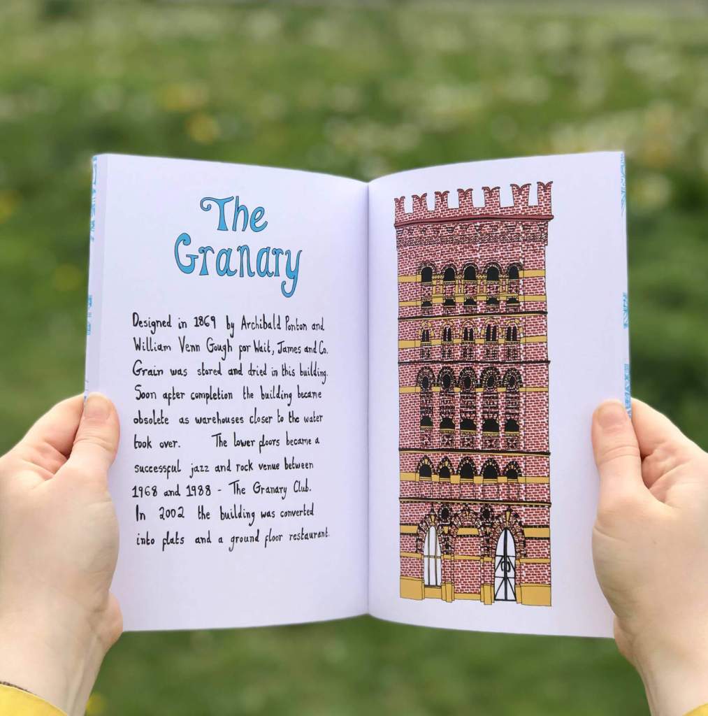 Start Here Inside Book, The Granary - a walk around Bristol, by Becky Lees