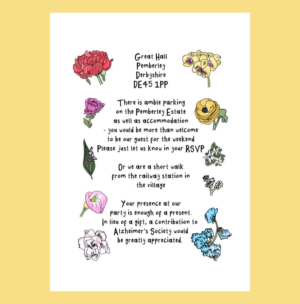 Wedding Invitation Information Cards